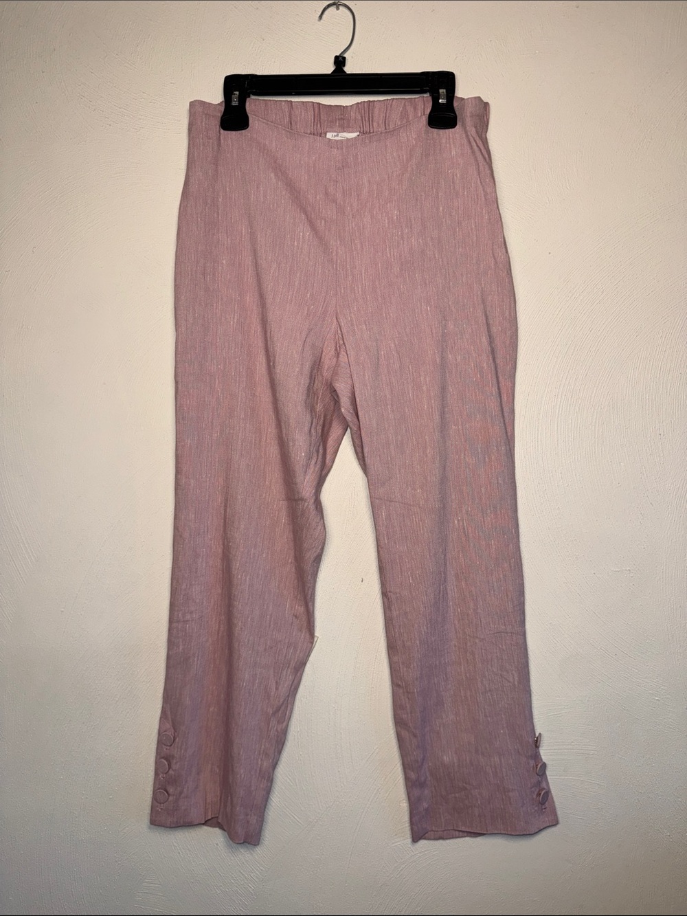 J. Jill Slim Knit Ponte Pants in Mauve Pink